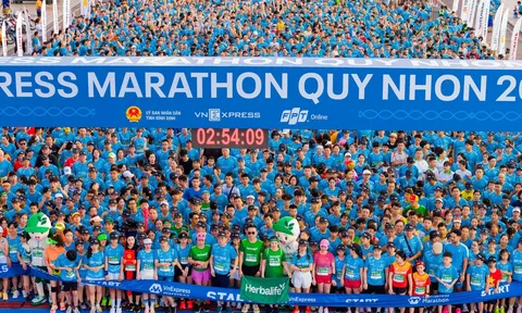 Herbalife Việt Nam đồng hành cùng giải chạy VnEpxress Marathon Quy Nhơn với hơn 12.000 người tham gia