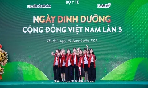 Herbalife Việt Nam đồng hành cùng Báo Sức khỏe & Đời sống tổ chức “Ngày Dinh Dưỡng Cộng Đồng Việt Nam” lần thứ 5 tại Hà Nội