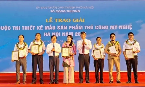 Trao giải cuộc thi thiết kế mẫu sản phẩm thủ công mỹ nghệ Hà Nội 2025