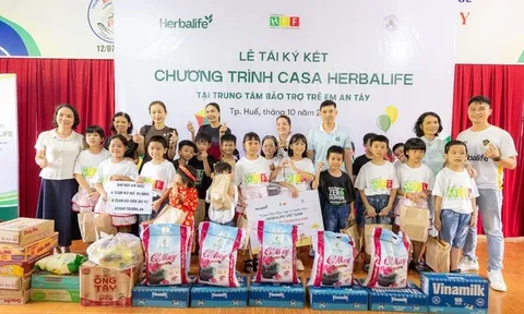 Herbalife Việt Nam tiếp tục triển khai chương trình Casa Herbalife giai đoạn 2025-2026 hỗ trợ bữa ăn dinh dưỡng hằng ngày cho hơn 3.000 người có hoàn cảnh khó khăn