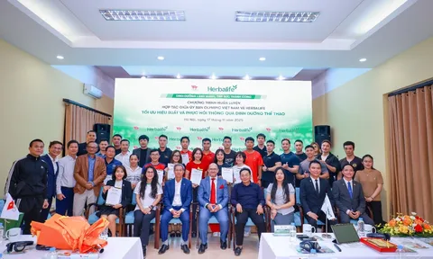 Herbalife Việt Nam phối hợp cùng Ủy Ban Olympic Việt Nam tổ chức buổi đào tạo “Tối ưu Hiệu suất và Phục hồi thông qua Dinh dưỡng Thể thao” cho các huấn luyện viên và vận động viên