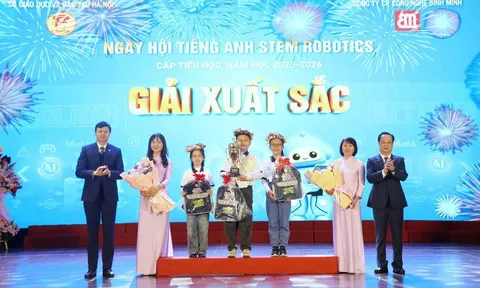 Tổng kết, trao giải “Ngày hội tiếng Anh STEM Robotics” cấp tiểu học TP Hà Nội năm học 2025-2026