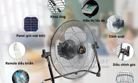 Cách chọn quạt năng lượng mặt trời: Lựa chọn thông minh cho mùa hè xanh