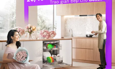 Thay lời cảm ơn 20/10: San sẻ gánh nặng việc nhà với Bosch