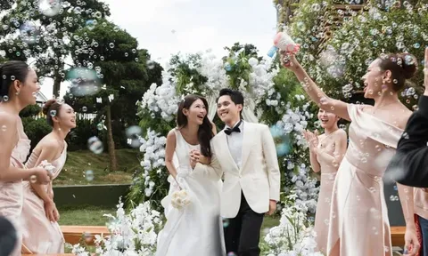 Nối gót Đỗ Thị Hà, một Á hậu chính thức làm dâu hào môn vào sáng nay, nhan sắc khiến dân tình 'xỉu up xỉu down'