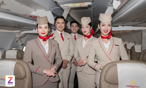 Những tiếp viên đầu tiên của Sun PhuQuoc Airways lộ diện