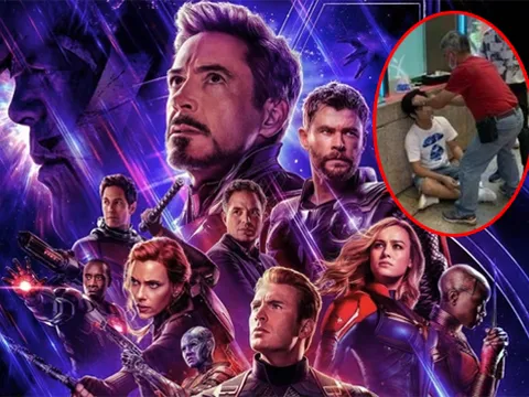 Lỡ hét to kết phim của Avengers: Endgame, thanh niên bị đánh ngay ở rạp chiếu phim