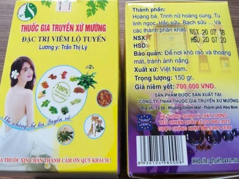 Thuốc gia truyền Xứ Mường dùng Ngọc Trinh quảng cáo bị tố gây tác dụng phụ