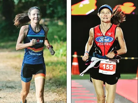 Cảm phục bà mẹ ung thư giai đoạn cuối vẫn cùng các con chạy đua marathon và leo núi
