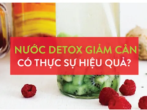 Uống nước detox liệu có giảm cân?