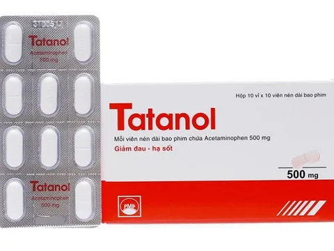 Tatanol 500mg: Tác dụng của thuốc, Giá bán và Hướng dẫn sử dụng thuốc