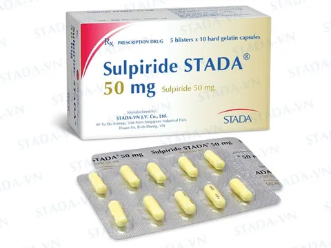 Sulpiride Stada® 50mg: Tác dụng, Liều dùng, Giá bán và tác dụng phụ của thuốc 