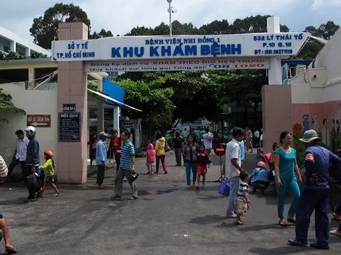 Quy trình khám bệnh cho trẻ tại Bệnh viện Nhi đồng 1 