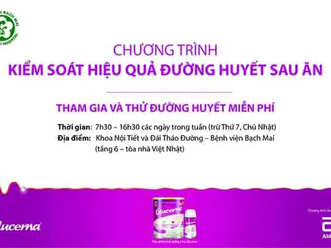 Chương trình tư vấn và thử đường huyết miễn phí tại Bệnh viện Bạch Mai
