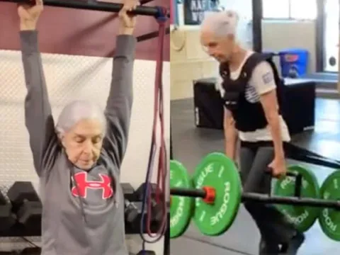 Cụ bà 72 tuổi tập gym hơn cả thanh niên và bí quyết tập luyện khiến triệu người thán phục