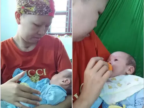Sau 2 tháng xuất viện, sức khỏe mẹ con sản phụ ung thư giai đoạn cuối ra sao?