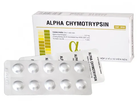 Thuốc Alpha chymotrypsin®: Công dụng, liều dùng và những điều cần đặc biệt lưu ý