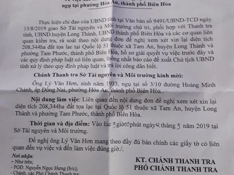 Đồng Nai: Công văn chỉ đạo ban hành cho có lệ?