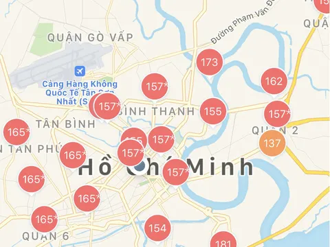 TP HCM: Toàn bộ trạm đo mức ô nhiễm không khí hiện màu đỏ, nguy hiểm đến sức khỏe như thế nào?