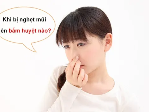 Ngạt mũi, đừng vội dùng thuốc trước khi xoa bóp các huyệt vị này