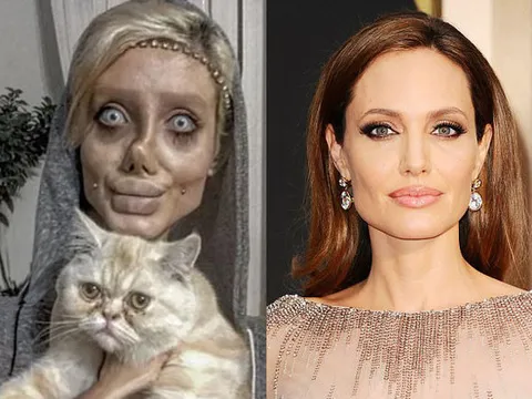 'Dao kéo' hơn 50 lần thành Angelina Jolie, hình ảnh ban đầu của cô gái 21 tuổi ai cũng tiếc nuối