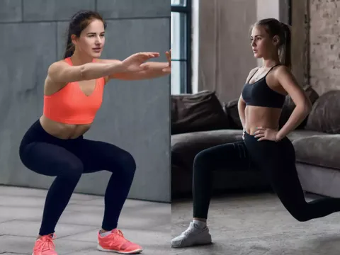 Squats vs Lunges: Bài tập nào giúp giảm cân và săn chắc chân tốt hơn?