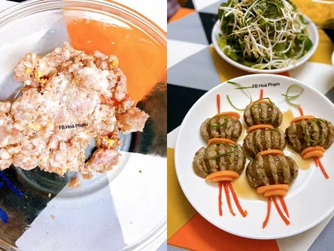 Chị em mê mẩn món cà tím nhồi thịt hấp lồng đèn của mẹ đảm Hà Nội, vừa đẹp vừa ngon thế này ai nỡ ăn