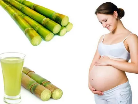 Thời điểm vàng cho bà bầu uống nước mía giúp bớt ốm nghén, nước ối trong sinh con da dẻ hồng hào