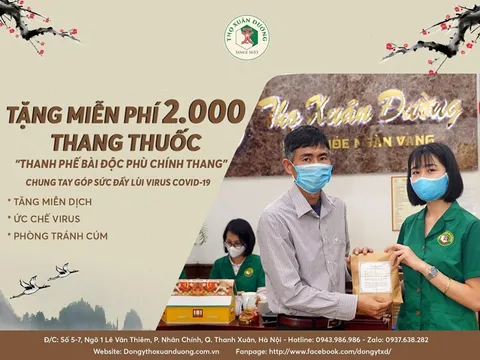 Tặng miễn phí 2000 thang thuốc phòng tránh cúm chung tay vì cộng đồng