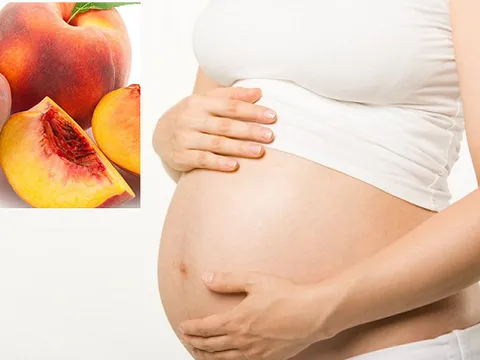Bà bầu ăn quả đào đúng cách, chẳng sợ sinh con lắm lông hay dị tật câm điếc