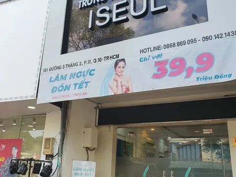 Trung tâm thẩm mỹ Iseul mời khách phẫu thuật ngực: Nếu hỏng ngực, ai chịu trách nhiệm?