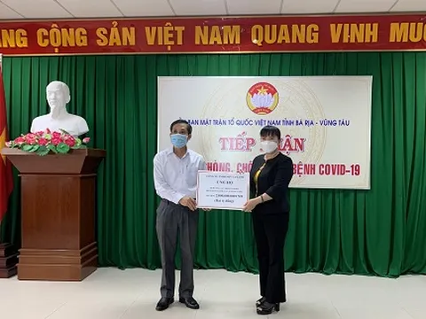 Bà Rịa Vũng Tàu: Một doanh nghiệp ủng hộ 2,5 tỷ đồng chống dịch Covid-19