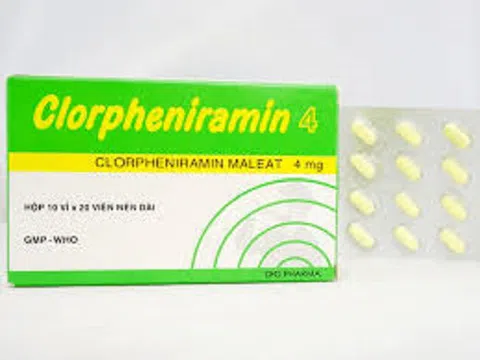 Dùng thuốc chlorpheniramin điều trị viêm mũi di ứng cần hết sức lưu ý những điều sau