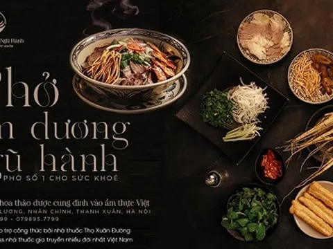 Món mới – Phở ‘Âm dương Ngũ hành’ tăng cường sức khỏe, nâng cao miễn dịch, phòng chống cúm