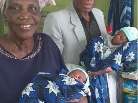 Cụ bà 68 tuổi sinh đôi thành công, tinh trùng được lấy từ người chồng đã 77 tuổi