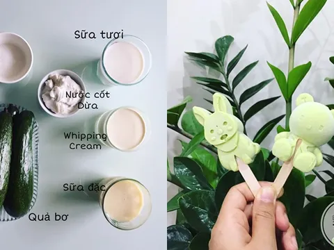 Không sợ nắng nóng ngày hè, mẹ đảm chia sẻ công thức làm kem bơ tại nhà vừa ngon vừa mát