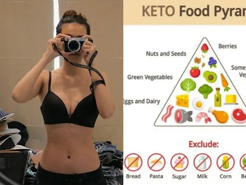 Giải mã phương pháp KetoX giúp Thanh Hằng giảm 4kg sau 1 tuần, sở hữu vòng eo 51cm vô địch Vbiz