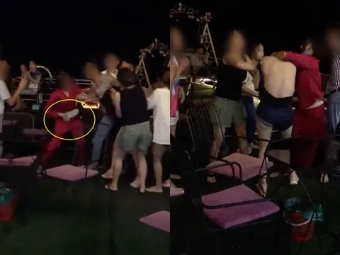Thêm clip đánh ghen ở Hà Nội: Vợ dẫn hội chị em xé nát váy 'tiểu tam' khiến chồng run sợ
