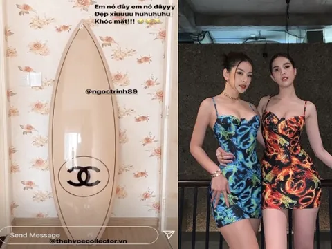 Ngọc Trinh mạnh tay góp 100 triệu để mua ván lướt sóng Chanel cùng Chi Pu, bạn thân cực phẩm là đây!