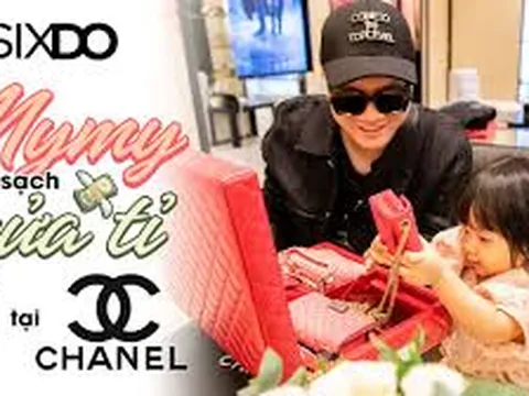NTK Đỗ Mạnh Cường sắm bộ túi Chanel mini cho tiểu công chúa Mymy, chiều con gái không kém Cường Đôla