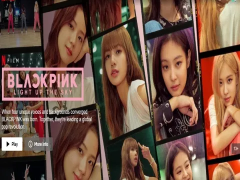 Phim tài liệu "BLACKPINK:Light up the sky" chính thức ra mắt phá đảo top trend trên nền tảng Netflix