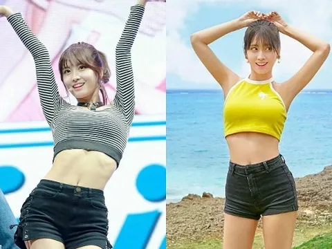 Momo (TWICE) từng nhịn ăn cả tuần để giảm 7kg, tập Plank Twist mỗi ngày để có vòng eo 56cm