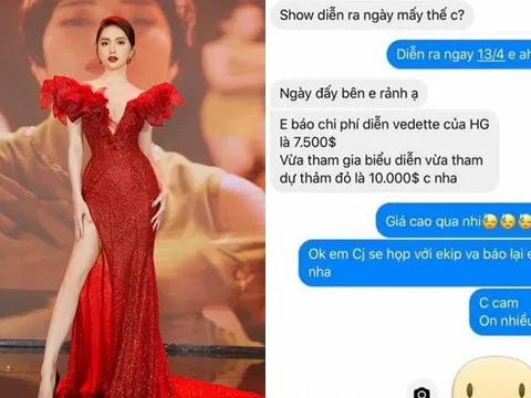 Xôn xao chuyện quản lý Hương Giang hé lộ mức cát xê cao ngất ngưởng của nàng hậu