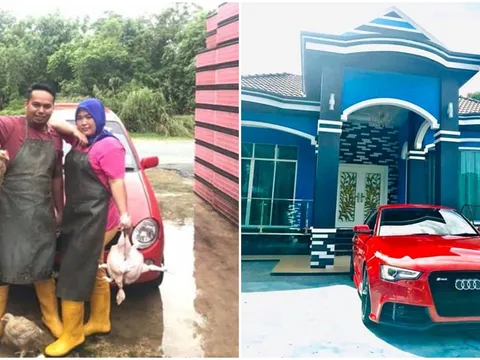 Bị khinh thường cưới vợ bán gà, 8 năm sau, chàng trai được vợ sắm Audi tiền tỷ xịn nhất làng