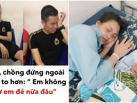 Chút đáng yêu giữa chuỗi drama 'nóng nực': Vợ đi đẻ, chồng đứng ngoài khóc 'át' cả tiếng bà bầu