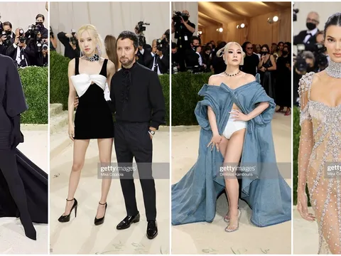 Met Gala 2021: 'Muôn hoa khoe sắc' vẫn bị chê thậm tệ, Rosé 'đọ sắc' cùng đàn chị CL