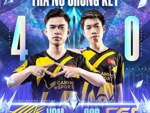 Liên quân mobile: Saigon Phantom đại bại trước V Gaming, 'trả nợ' đủ chung kết ĐTDV 2021