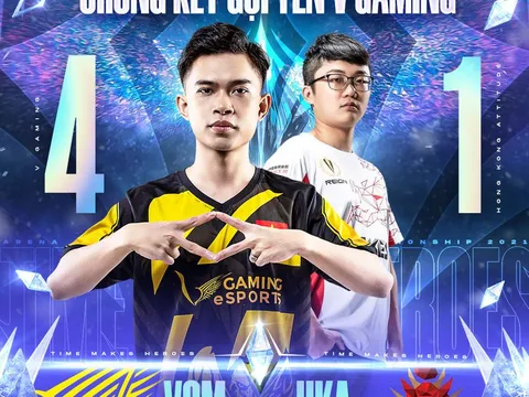 Đè bẹp đối thủ, V Gaming trở thành đội đầu tiên có mặt tại chung kết tổng AIC 2021!