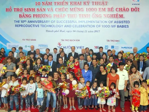 1.000  cháu bé ra đời bằng kỹ thuật thụ tinh trong ống nghiệm