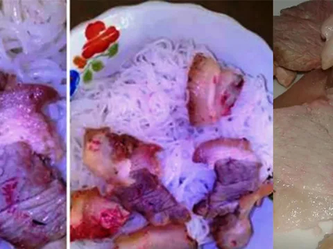 Nguyên nhân khiến thịt lợn chín chuyển màu hồng, đỏ